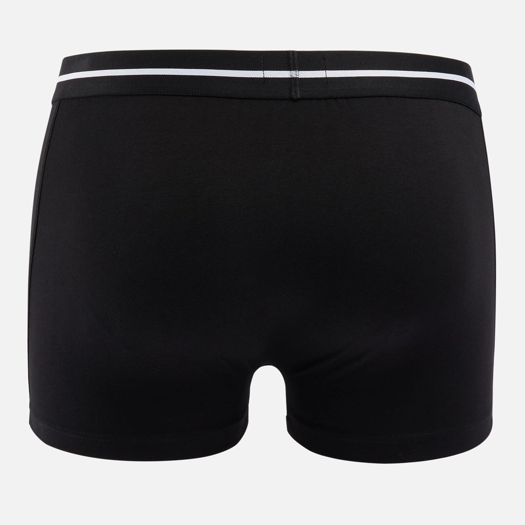Boss Bodywear Men's Organic Cotton 3-Pack Trunks - Black - S